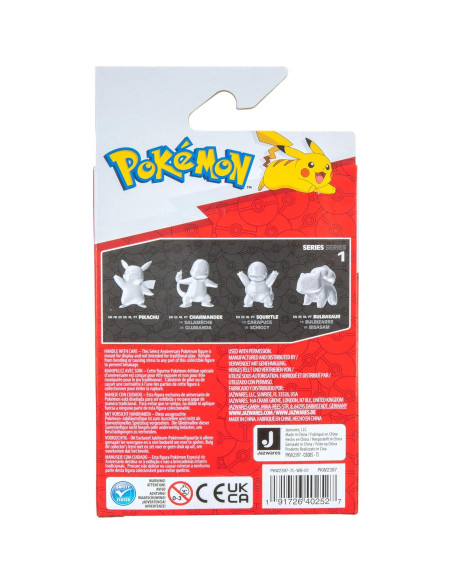Figura Bulbasaur Plateado 25 Aniversario Jazwares 11.4 cm