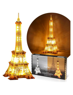 Rompecabezas 3D LED Torre Eiffel FUNPOLA - Lámpara Decorativa