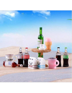 Juguetes de Comida Miniatura NWFashion 26 Piezas Decoración 2