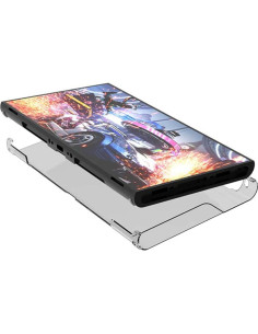Conjunto Protector XHSESA para Nintendo Switch - Funda Cristal + Vidrio Templado 2