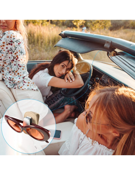 Soporte de Gafas Mudder para Coche Clip Universal Beige