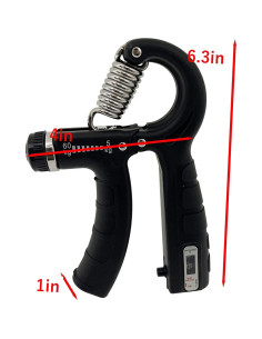 Fortalecedor de Agarre INTSUPERMAI Ajustable 5-60KG Acero Inoxidable 2