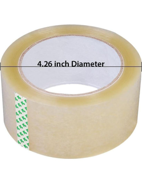 Cinta de Empaque Transparente PARTYSAVING 18 Rollos 54.86m Cinta de Empaque Transparente PARTYSAVING 18 Rollos 54.86m