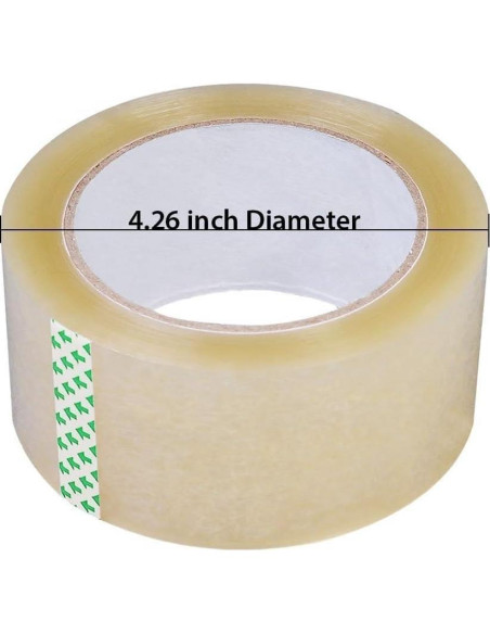 Cinta de Empaque Transparente PARTYSAVING 18 Rollos 54.86m Cinta de Empaque Transparente PARTYSAVING 18 Rollos 54.86m