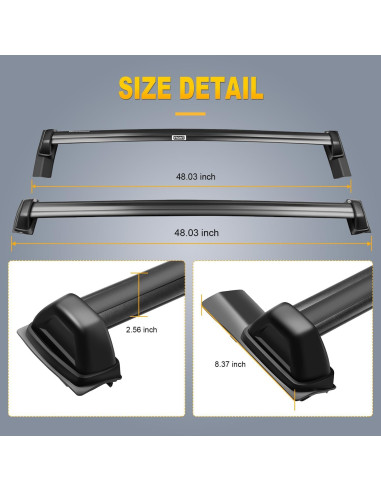 Baca de Techo OCPTY para Honda Element 2003-2011 68kg