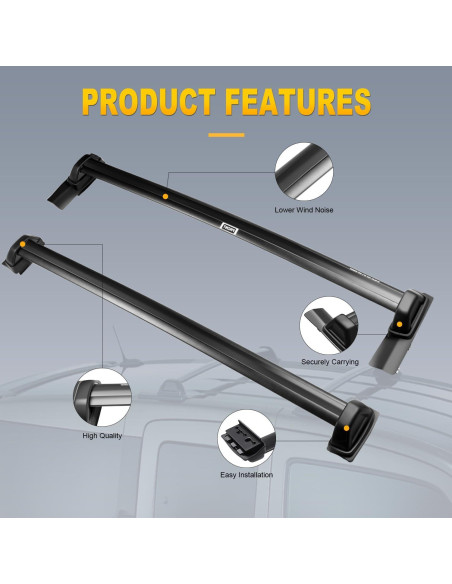 Baca de Techo OCPTY para Honda Element 2003-2011 68kg