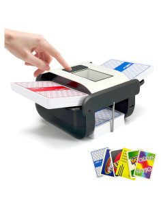 Barajador Automático LuxeVoy Negro, 1-2 Barajas, Silencioso