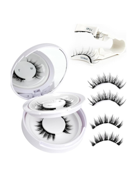 Pestañas Magnéticas LZM 2 Pares Reutilizables Impermeables Pestañas Magnéticas LZM 2 Pares Reutilizables Impermeables