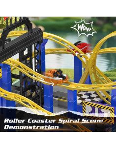 Mould King Montaña Rusa Torbellino 1707 Piezas Control Remoto 2