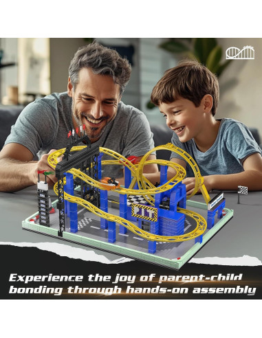 Mould King Montaña Rusa Torbellino 1707 Piezas Control Remoto