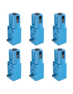 6 Motores de Engranaje TT DORHEA 3V-6V Metal 1:90 para Robots
