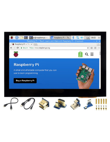 Pantalla Táctil Capacitiva 4.3" HDMI Waveshare 800x480 IPS