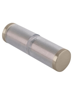 Perilla de Ducha Cilindro CRL Níquel Cepillado 19mm con Manga