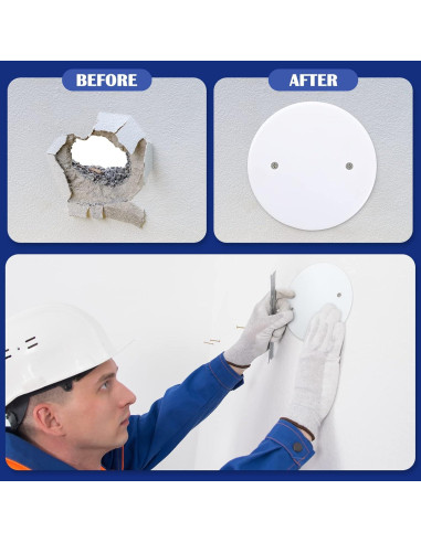 Cubierta Plana de Plástico Shimeyao 11 cm - 26 Piezas