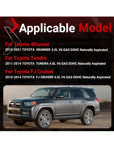 Kit de cadena de distribución AUCERAMIC para Toyota 4.0L V6