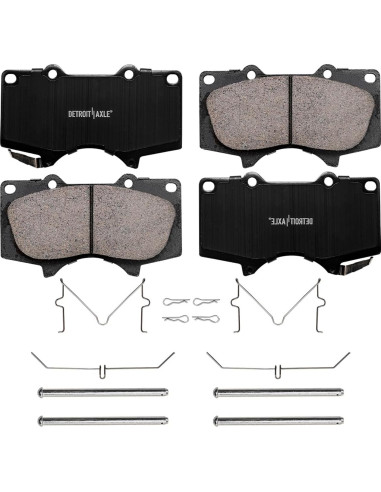 Pastillas de Freno Delanteras Cerámicas Detroit Axle P-976 para Toyota y Lexus