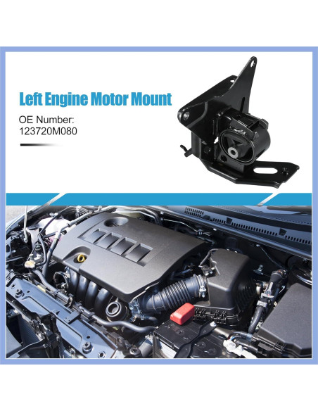 Soporte de Motor PARSLUCK 123720M080 para Toyota Vios/Yaris 2008-2013