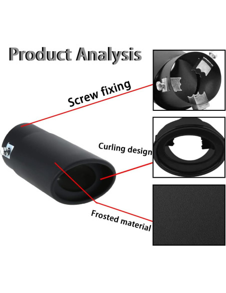 Punta de Escape Universal AICEL 14 cm Acero Inoxidable Cromado