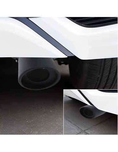 Punta de Escape Universal AICEL 14 cm Acero Inoxidable Cromado