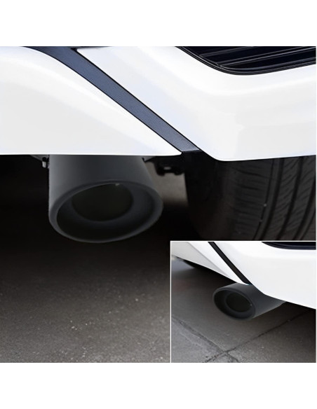 Punta de Escape Universal AICEL 14 cm Acero Inoxidable Cromado