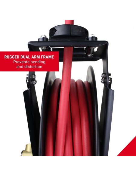 Carrete de Manguera de Aire Milton 2780-50D 1/2" x 15.24 m