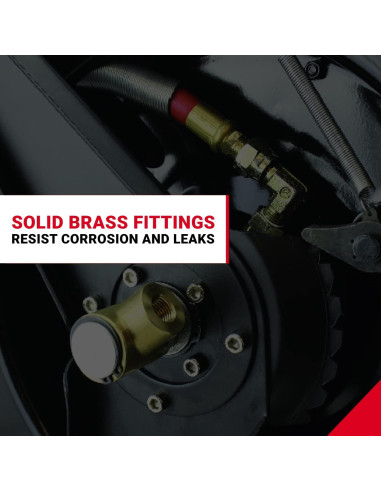 Carrete de Manguera de Aire Milton 2780-50D 1/2" x 15.24 m