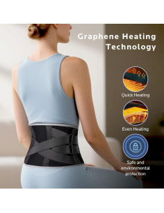 Almohadilla Térmica Inalámbrica IENIN 7000mAh 6 Calor 6 Vibración 2