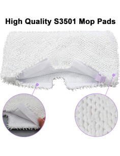 Paquete de 6 Paños de Microfibra para Mop Shark S3501 2