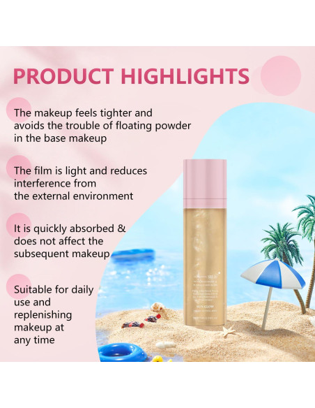 Spray Bruma Fijadora y Protector Solar SPF 50 Yetary 28g