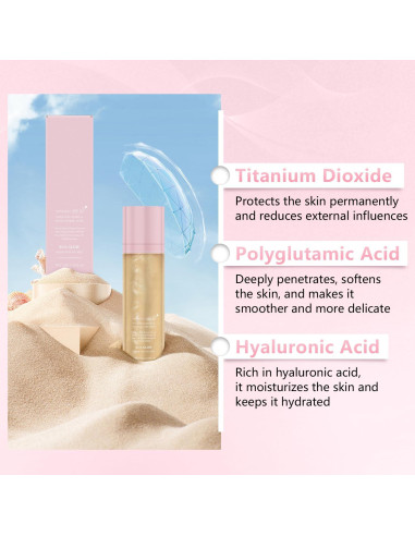 Spray Bruma Fijadora y Protector Solar SPF 50 Yetary 28g