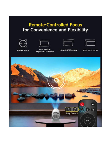 Proyector Portátil Magcubic HY300X 720P WiFi 6 Bluetooth 5.0