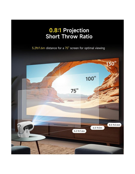 Proyector Portátil Magcubic HY300X 720P WiFi 6 Bluetooth 5.0