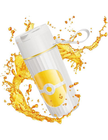 Mezclador Portátil PONDI de Vidrio 450ml Recargable USB-C Blanco