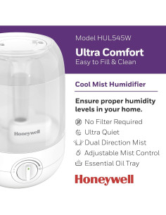 Humidificador de Niebla Fría Honeywell Ultra HUL545, 1.99 kg 2