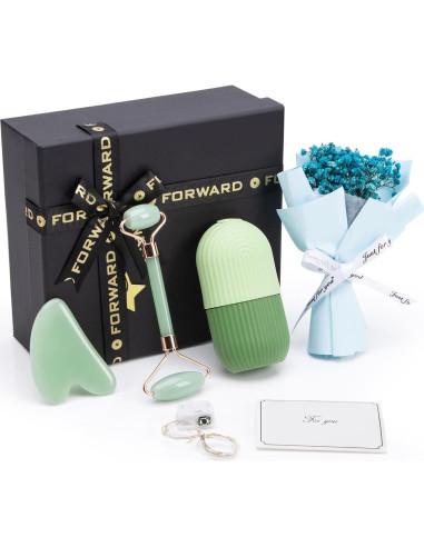 Rodillo de Hielo Facial Bestmemories + Gua Sha + Molde de Silicona