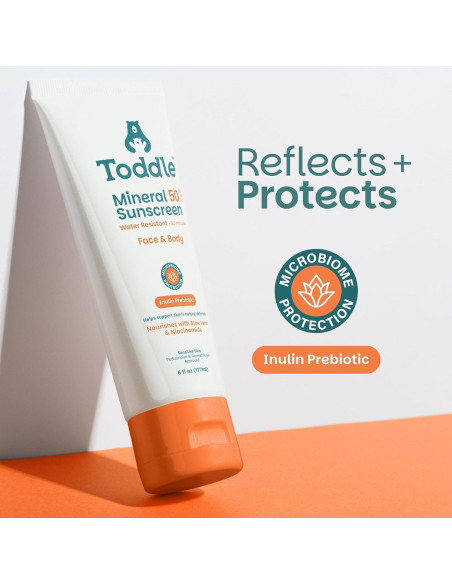 Protector Solar Mineral Toddle SPF 50 Niños 48.19g Sin Residuos