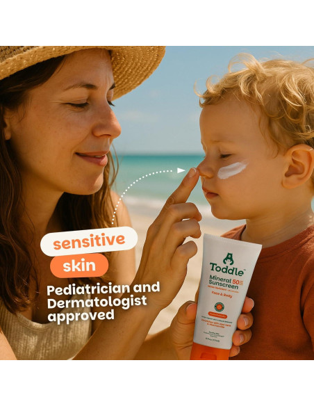 Protector Solar Mineral Toddle SPF 50 Niños 48.19g Sin Residuos