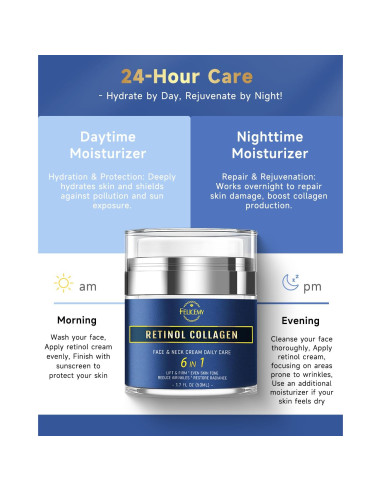 Crema Facial 6 en 1 para Hombres Felicemy 50 ml Hidratante Antienvejecimiento