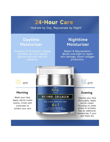 Crema Facial 6 en 1 para Hombres Felicemy 50 ml Hidratante Antienvejecimiento