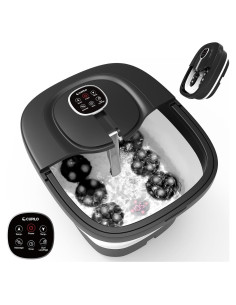 Masajeador de pies Shiatsu motorizado CUPILO con calor y control remoto