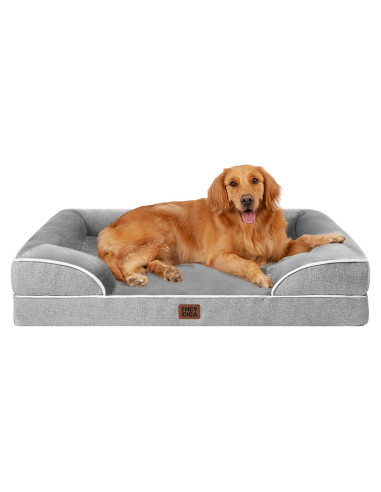 Cama ortopédica para perros grandes EHEYCIGA 112x81cm viscoelástica