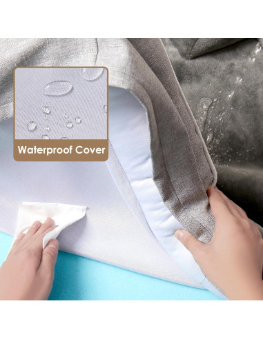 Cama ortopédica para perros grandes EHEYCIGA 112x81cm viscoelástica