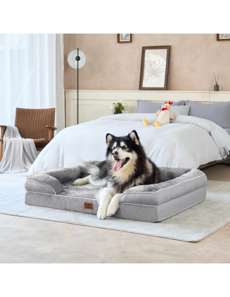Cama ortopédica para perros grandes EHEYCIGA 112x81cm viscoelástica