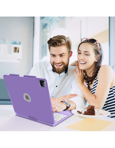 Funda Teclado Inalámbrico OYOSUOGG para iPad Pro 12.9" RGB