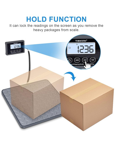 Balanza de Envío Digital THINKSCALE 199.58 kg con Pantalla LCD