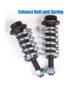 Kit de Tornillos y Tuercas de Escape BEONEO M8x1.25 82mm 2