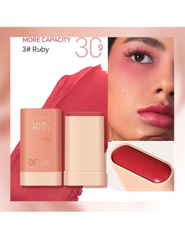 Bastón de Rubor Hidratante SWETIYOU 30g Color Rubí