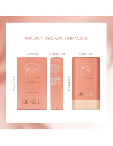 Bastón de Rubor Hidratante SWETIYOU 30g Color Rubí