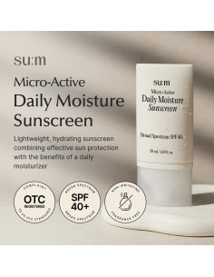 Protector Solar Su:m Micro-Active SPF 40 49.6 ml - Hidratante 2