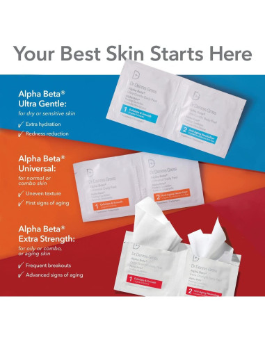 Peeling Diario Dr. Dennis Gross 5 AHA/BHA - 5 Tratamientos